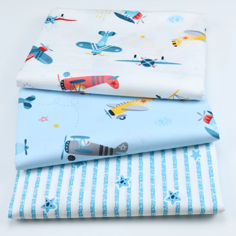 Новая детская одежда с принтом самолета бальное платье из хлопкового твила