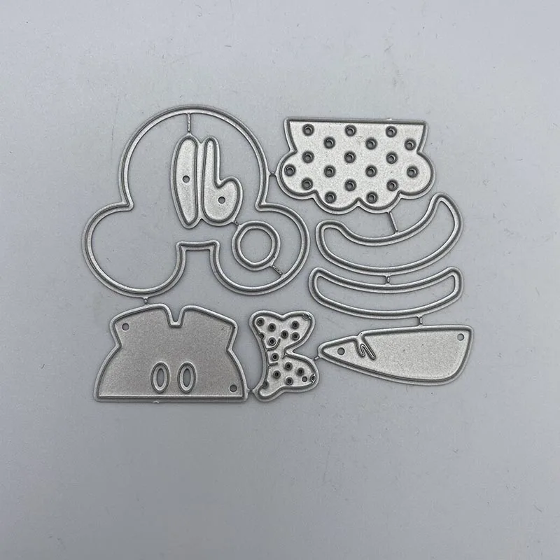 Различные рождественские шапки металлический Трафаретный вырубной Штамп для DIY