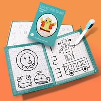 children pen control training drawing tablet letter cognition matching game painting book toy for baby early educational toys