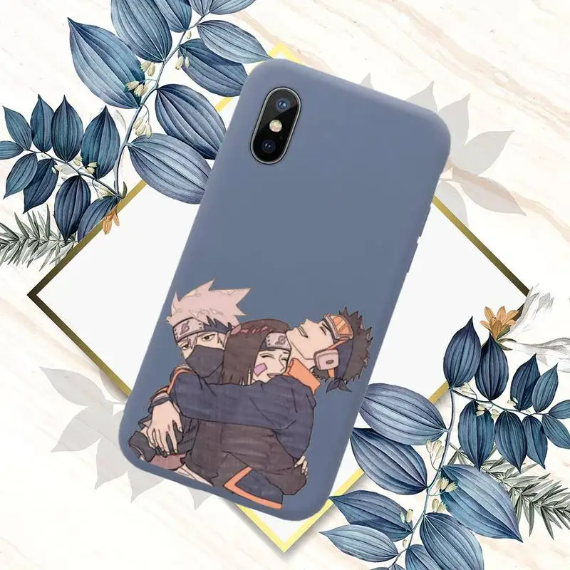 

Anime Naruto Passionate Phone Case Candy Color for iPhone 11 12 mini pro XS MAX 8 7 6 6S Plus X SE 2020 XR