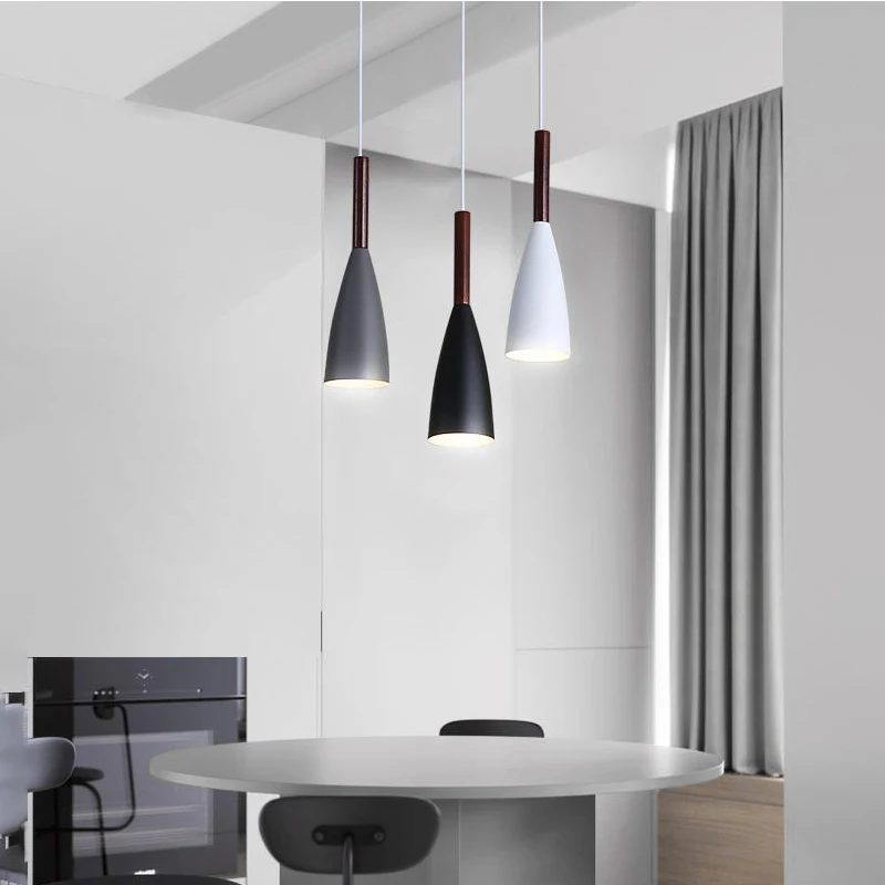 Современный светодиодный подвесной светильник в скандинавском стиле E27 для дома