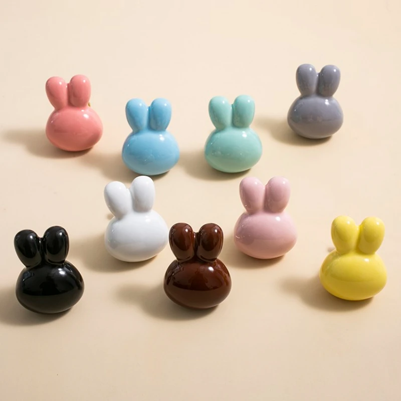 Бело-розовые ручки для ящиков детские керамические шкафов и | Строительство