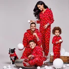Семейная Рождественская Пижама 2021, хлопковая Рождественская Пижама с оленем для взрослых и детей, комплект одежды, свитшот на молнии с капюшоном