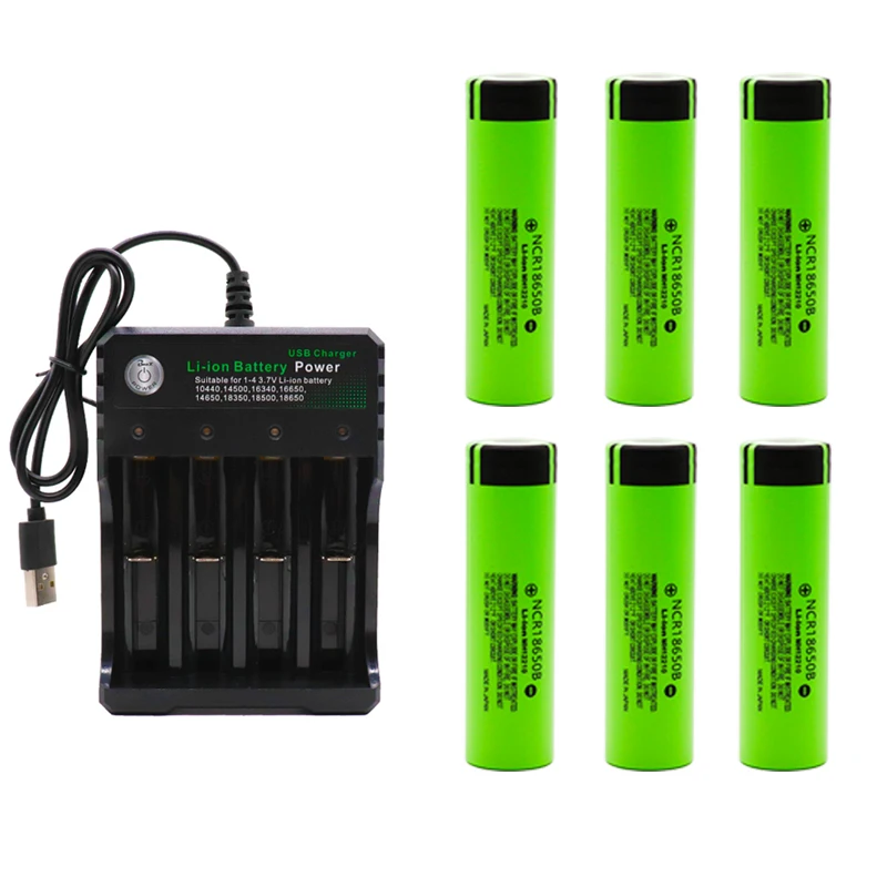 100% Новый оригинальный B 3 7 v 3400mah 18650 литиевая аккумуляторная батарея для