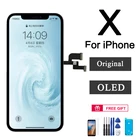 Оригинальный OLED ЖК-дисплей для IPhone X ЖК-дисплей Замена ЖК-экран для IPhone XS Max XR 11 Pro сенсорный экран дигитайзер Запчасти
