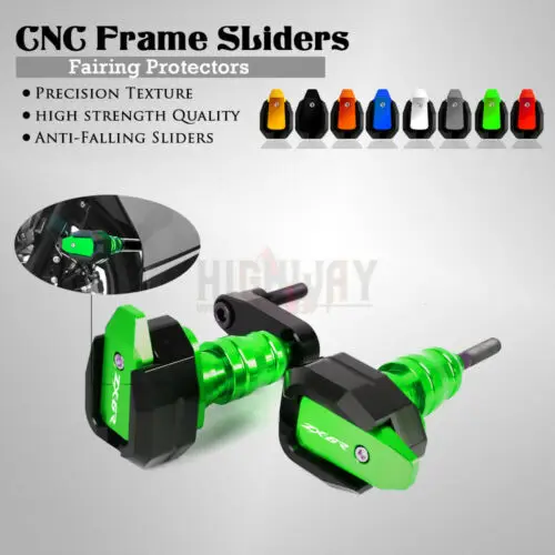 

Motorcycle CNC Falling Protection Frame Slider Fairing Guard Crash Pad Protector for KAWASAKI ZX6R 2004-2008