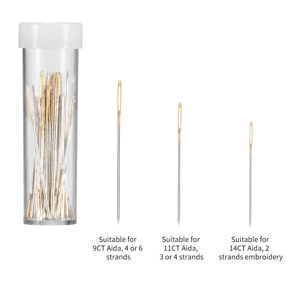 Стартовый Набор для вышивки волшебная ручка игла перфорации кольца нитки набор