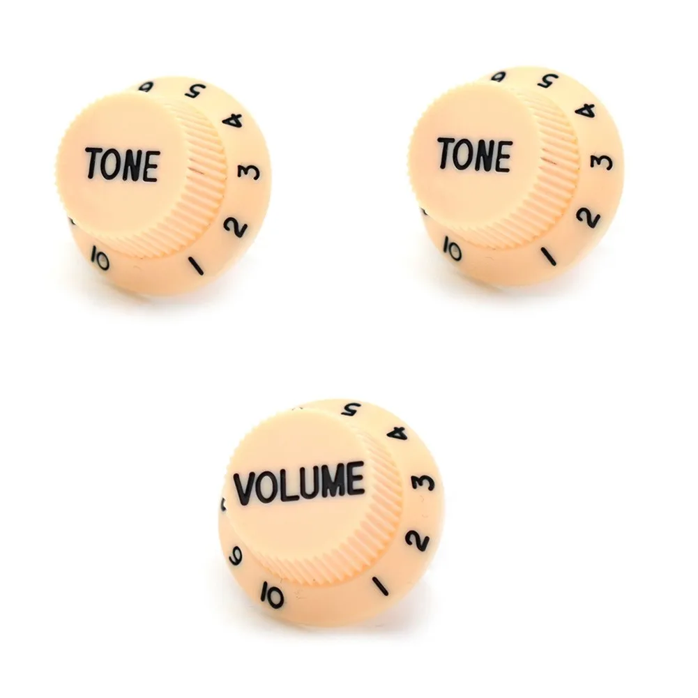 

3 Knobs 3pc Strat 9 Accessories Colours New Of Replacement Set HOT SALE