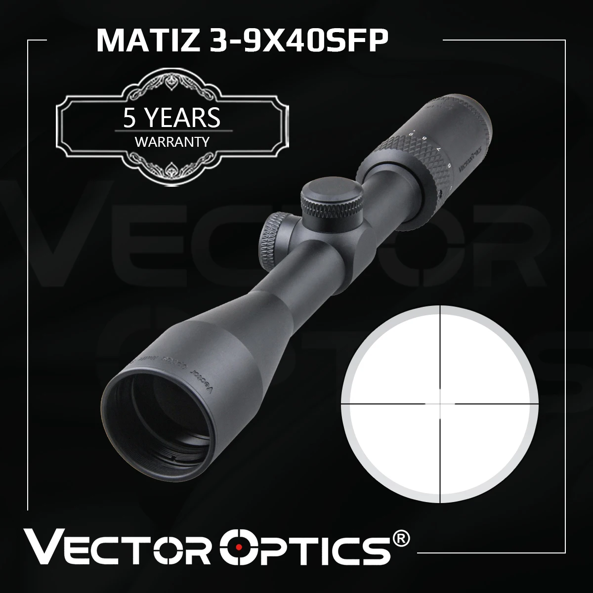 Прицел Vector Optics Matiz 3-9x40 25 4 мм 1 дюйм | Спорт и развлечения