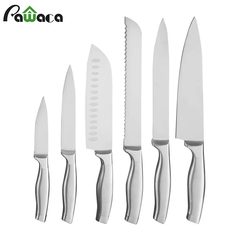 Набор ножей для повара из высокоуглеродистой нержавеющей стали в японском стиле