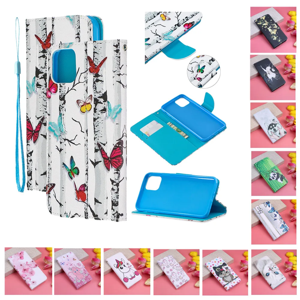 

Luxury Embossing Leather Case for IPhone 11 Pro Max X XS XR 6S 7 8 Plus SE 2020 Capa Flip Wallet Cover Card Slot Shockproof Etui