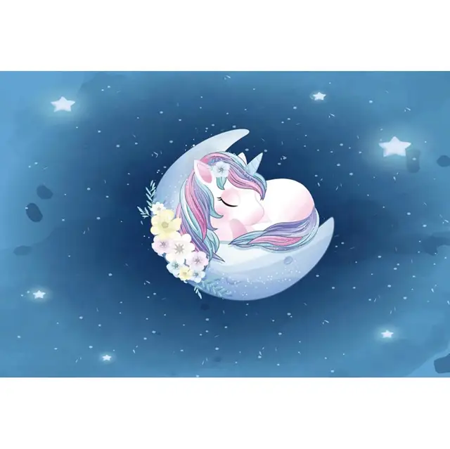 Спящий единорожек. Единорог на облаке. Единорог на луне. Единорог спит. Единорог на луне иллюстрация.