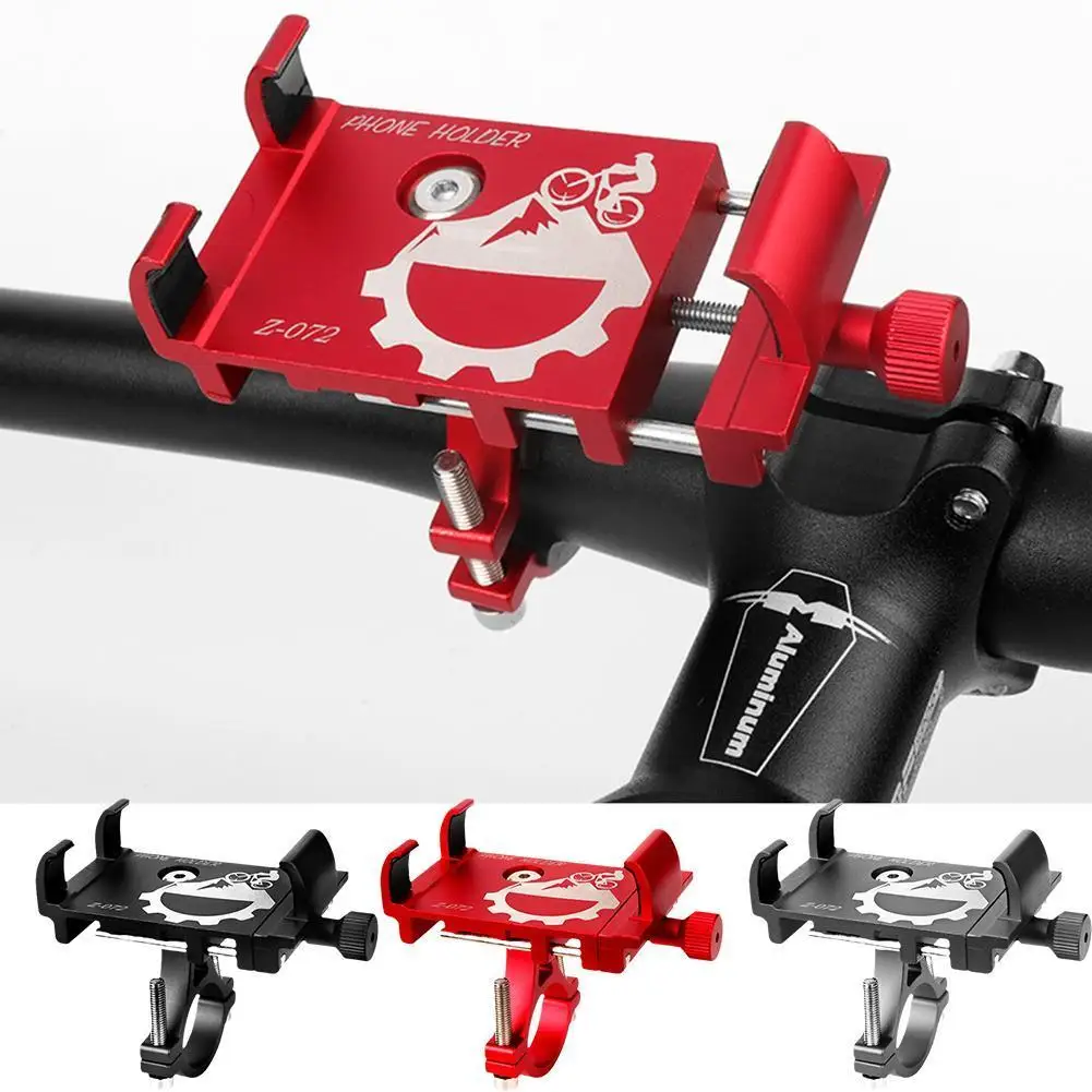 adjustable bicycle mobile phone holder bike motorcycle handlebar clip stand for 3 5 6 5 inch phone holder gps mount bracket free global shipping