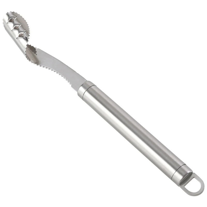 

New Vegetable Tool Stainless Steel Jalapeno Pepper Corer Tool Serrated Edge Coring Tool Serrated Seed Remover Kitchen Tools
