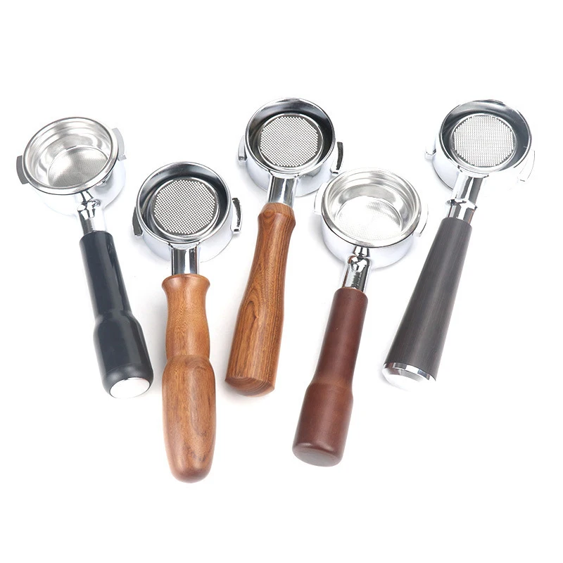 58 мм портафильтр древесины Кофе машина без внутренней подошвы держатель фильтра