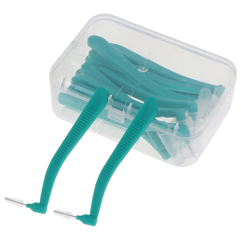 

L Shape Push-Pull Interdental Brush 10/20Pcs Oral Care Teeth Whitening Dental Tooth Pick Tooth Orthodontic Toothpick ToothBrush