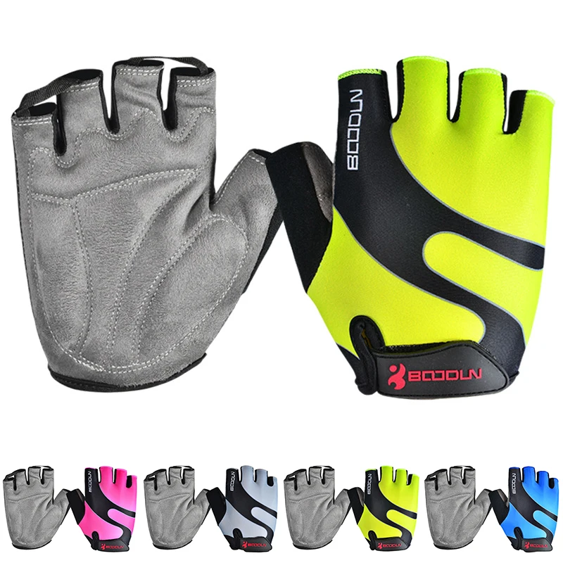 

Unisex Bicycle Cycling Anti Skid Half Finger Gloves MTB Mountain Bike Riding