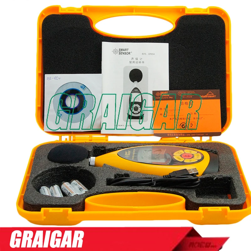 

Smart Sensor AR854 Digital Noise Sound Level Meter Tester 30~130 dBA