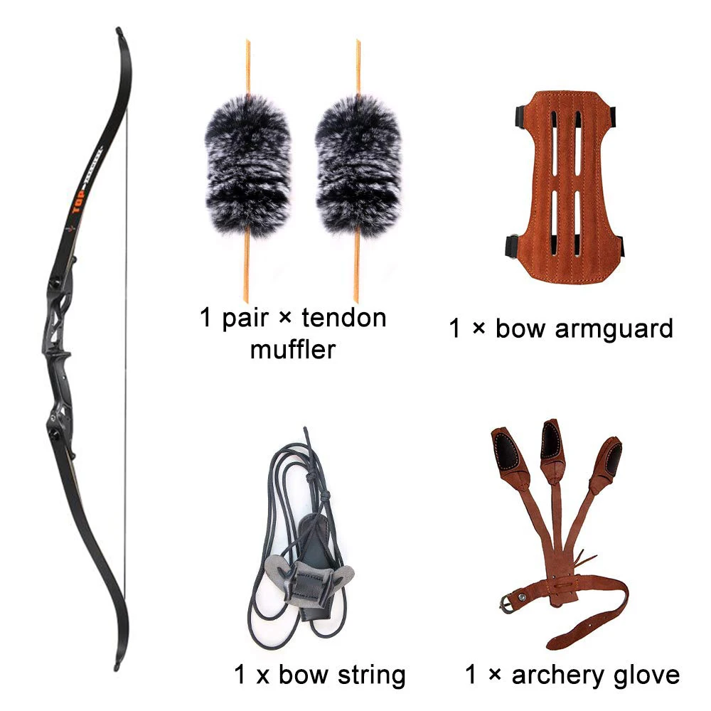 Вынос изогнутый лук для охоты стрельбы из лука длинный начинающих 56 &quotправая