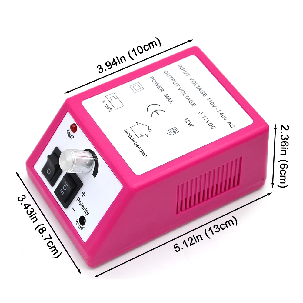Electric Nail Drill Manicure Set File Pedicure Pen Machine Kit With Extra Ceramic Bit Sanding band 20000 RPM | Красота и здоровье