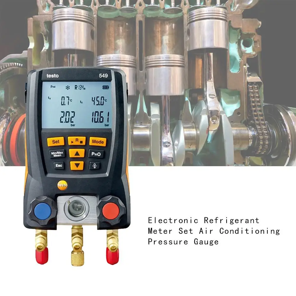 

DY517A Refrigerant Air Conditioner Refrigerator Freon Manifold AirPressure Gauge Set HVAC System Tester Kit survey Instrument