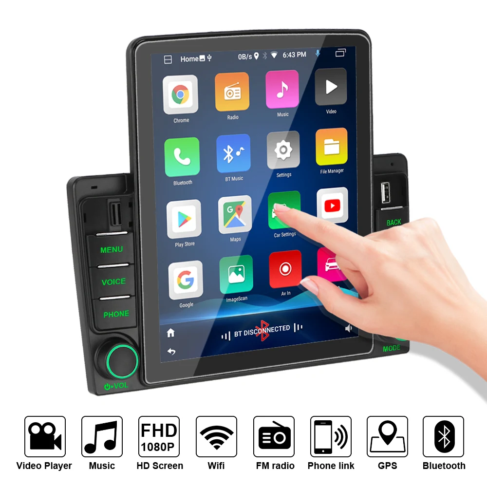 

Автомагнитола 2 Din с поддержкой Wi-Fi и Bluetooth