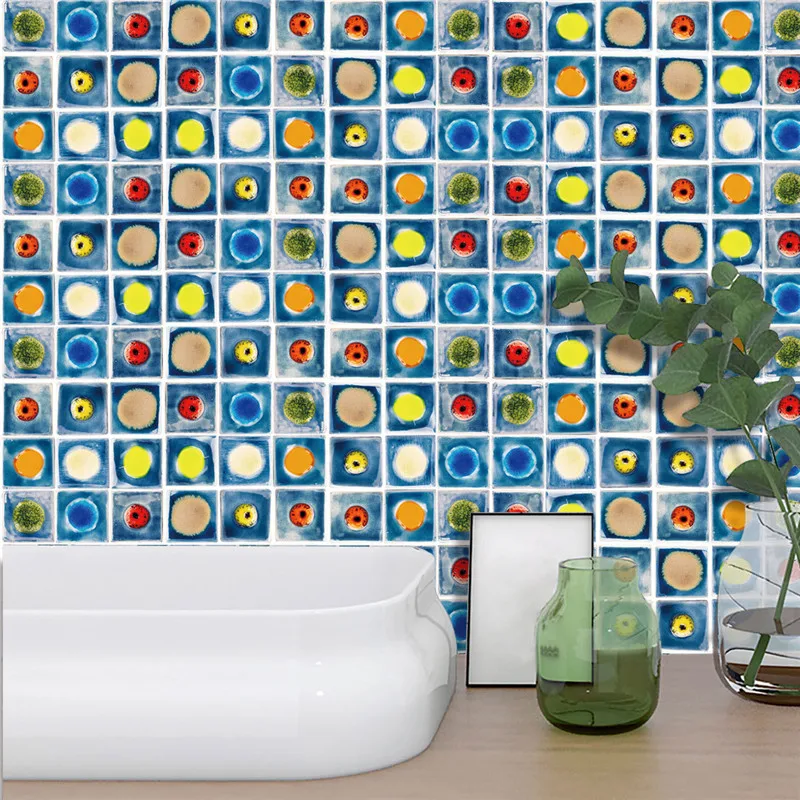 Мозаичная настенная плитка пилинг и палка самоклеющаяся задняя панель Сделай