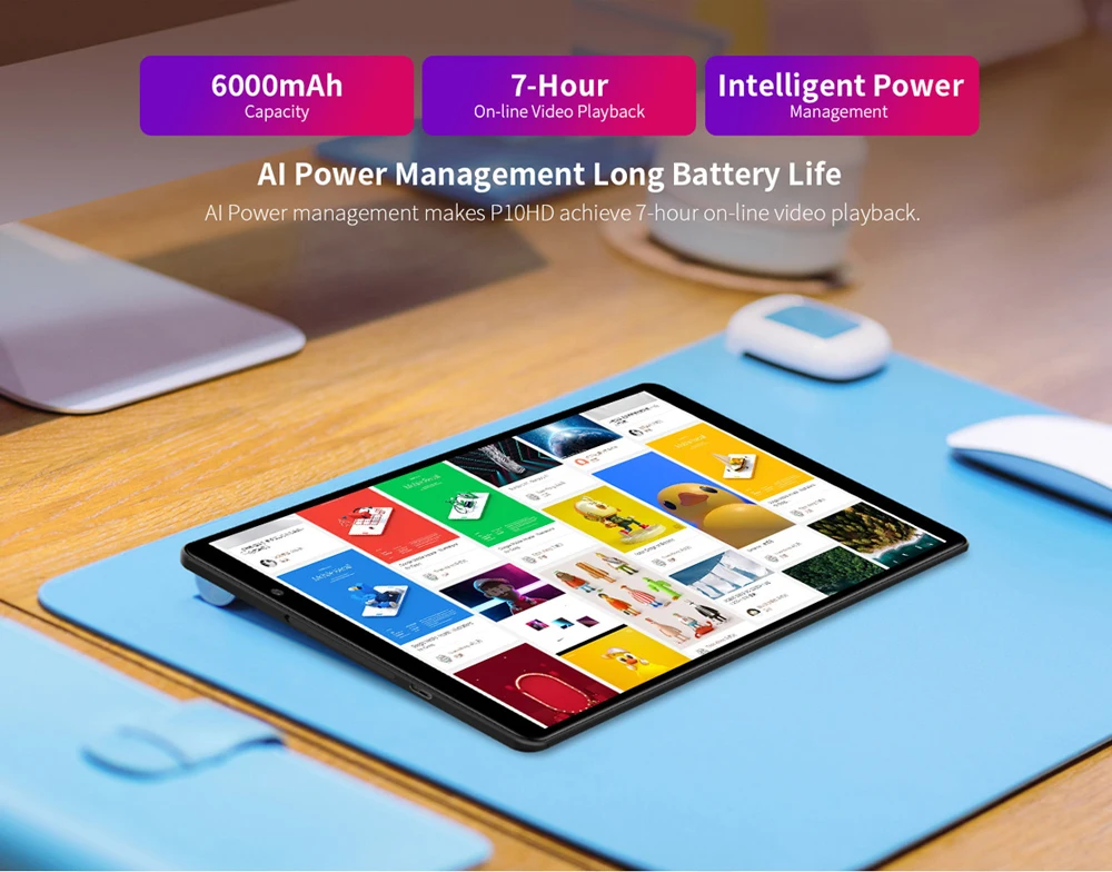 Newst Teclast P10HD планшеты 10," Android 9,0 планшетный ПК 1920x1200 SC9863A Восьмиядерный 3 ГБ ОЗУ 32 Гб ПЗУ 4G сеть AI скорость