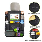 Автомобильный Органайзер на заднее сиденье с держателем для планшета с сенсорным экраном для детей малышей + 9 карманов для хранения защитные чехлы на заднее сиденье автомобиля