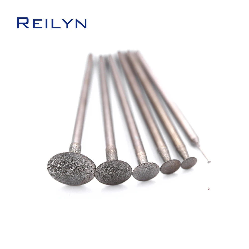 Smerigliatrice Abrasiva Diamantata Smerigliata Frese A Denti Tipo K Punte Abrasive Testa Abrasiva Per Smerigliatrice/Dremel/Utensili Rotanti