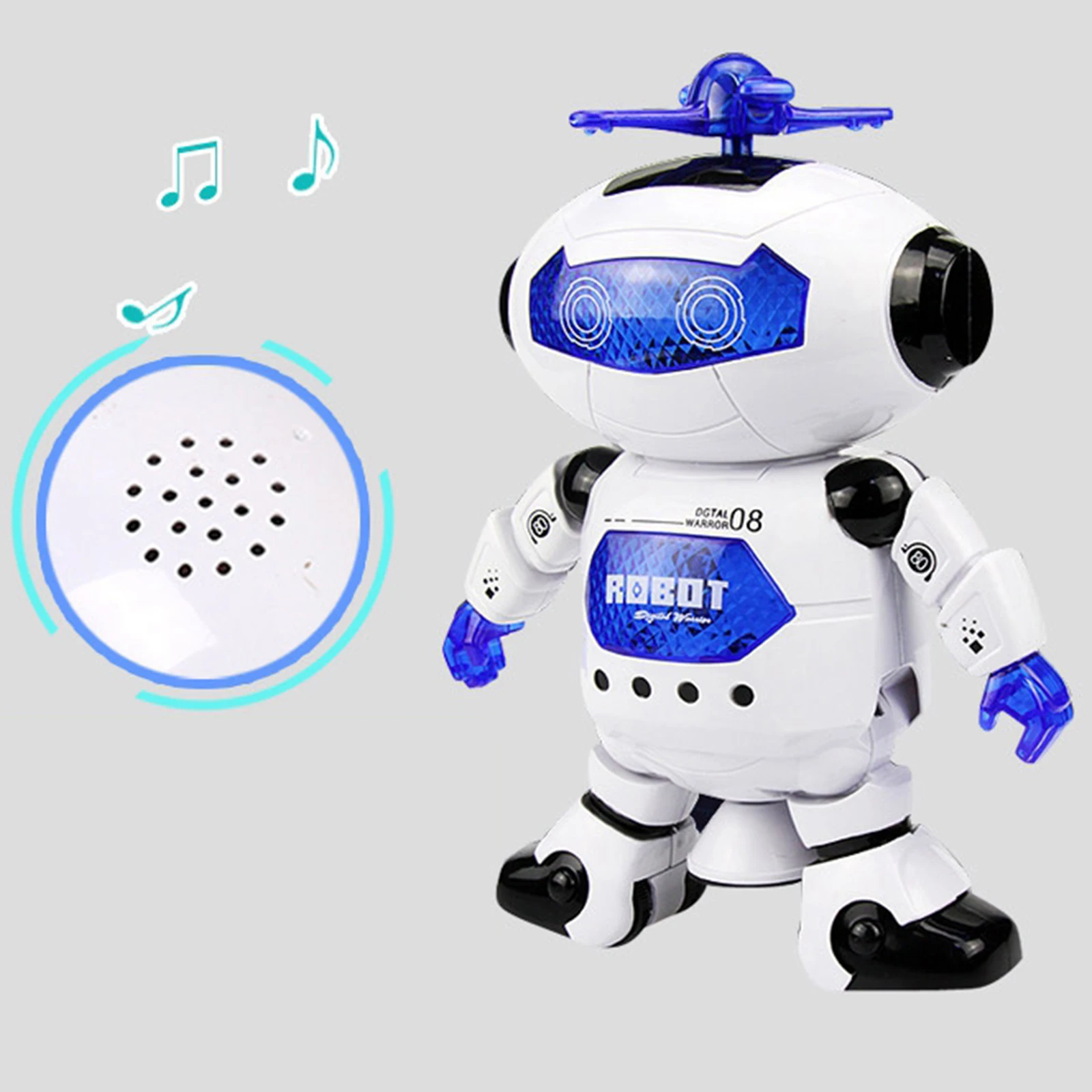 Креативный робот-игрушка электронный ходячий танцующий с музыкальным