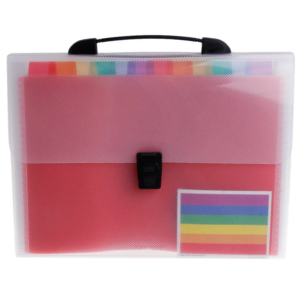 Yooap A4 organ bag expansion portable folder storage information book embossed | Дом и сад