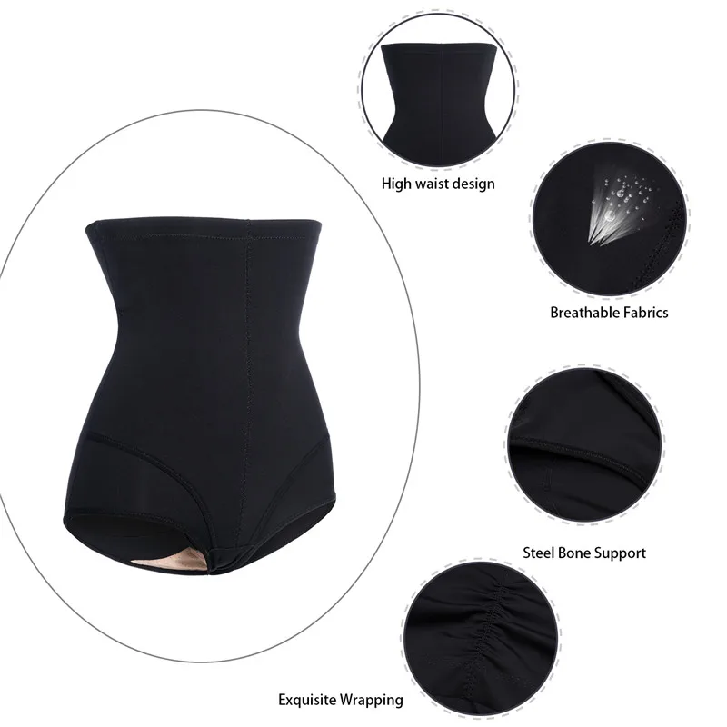 Junlan женское нижнее белье для похудения и коррекции фигуры с высокой талией