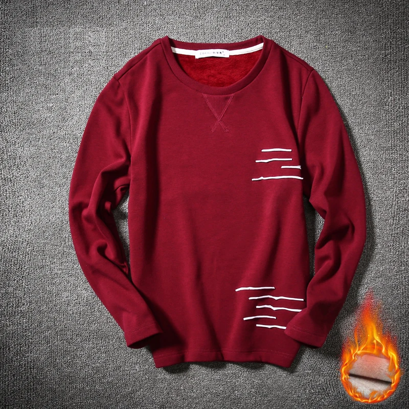 E BAIHUI Новая мода мужские осенние теплые кофты на каждый день из хлопка и флиса