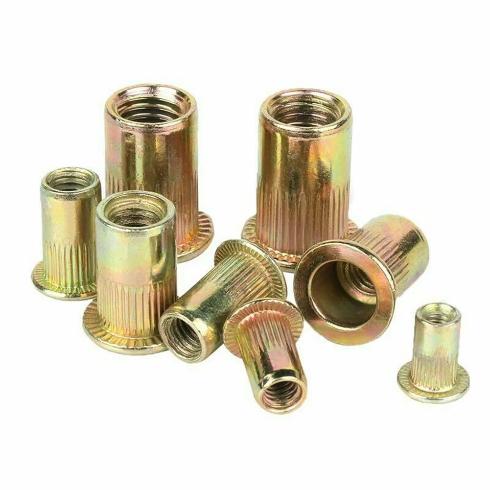 

300PCS M3/4/5/6/8/10/12 Nut Aluminum Rivet Nut Rivet Threaded Kit Nutsert