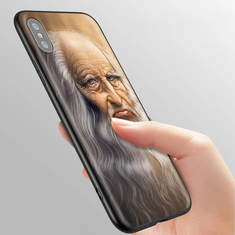 Мягкий силиконовый чехол YIMAOC Leonardo da Vinci для iPhone 12 Mini 11 Pro XS Max XR X 8 7 6 6S Plus 5 5S SE |