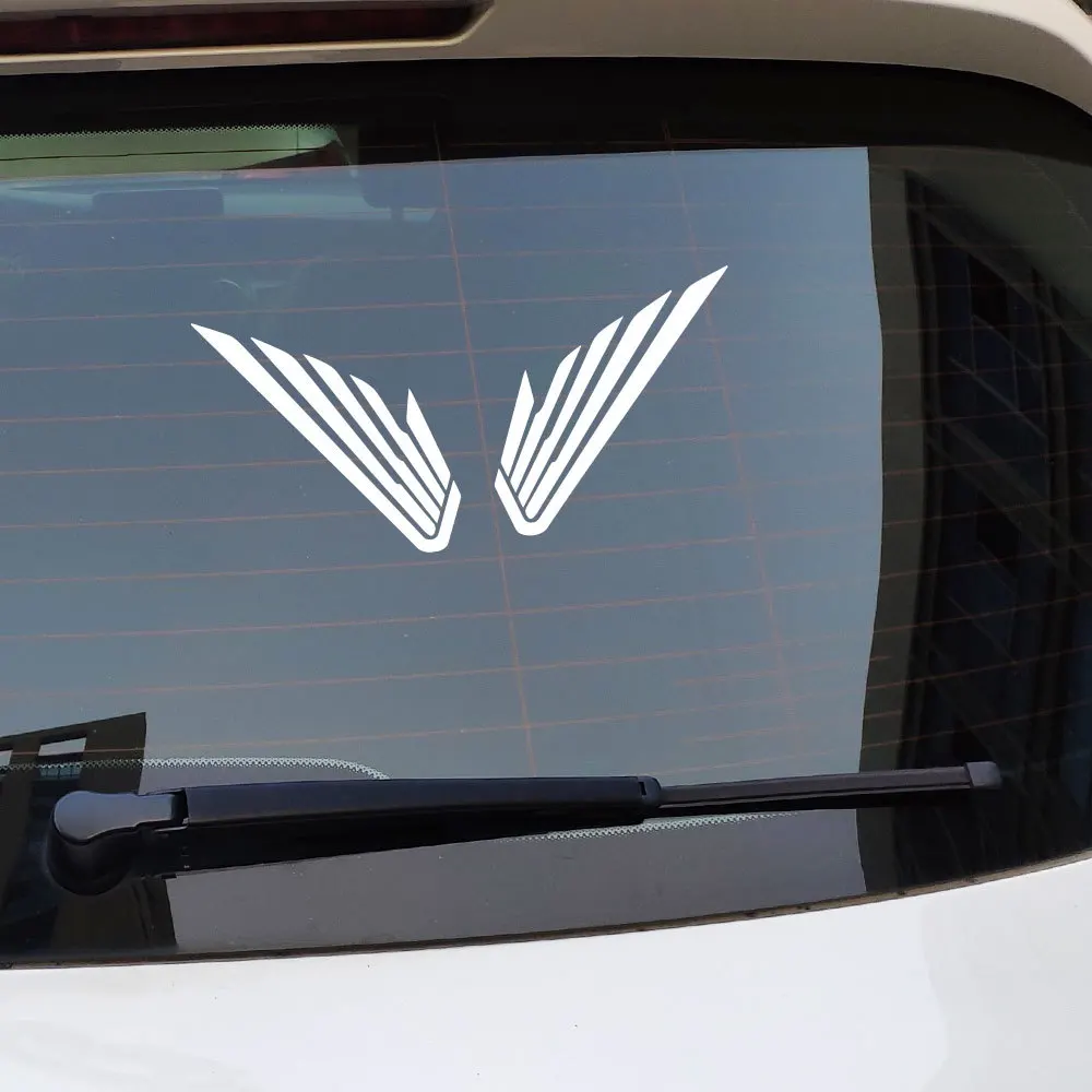 

Personality wing Car automobile Decal Sticker decor Decals ANY SIZE Vinyl Car Rear window door Removable Sticker decor HY1690