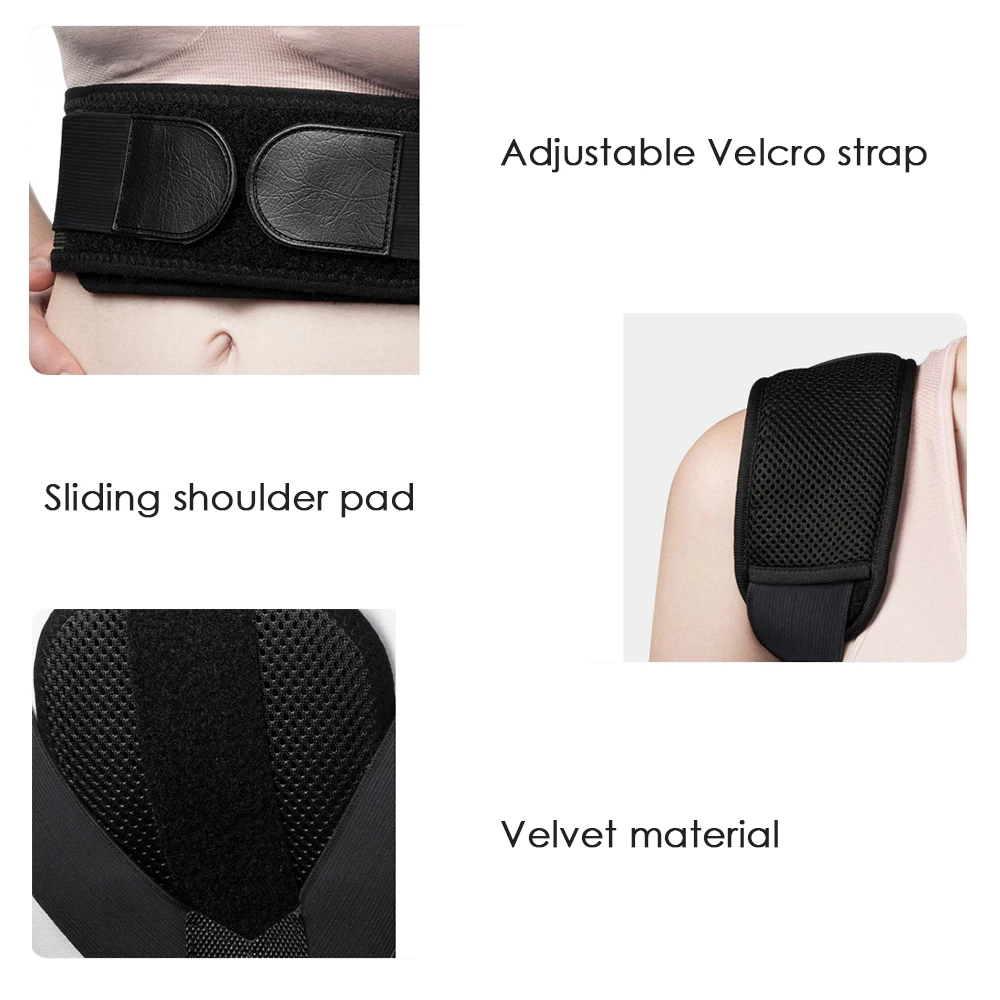 

PASTSKY Corrector De Postura Adjustable Posture Brace Waist Back Spine Support Health Care 2 Supporting Plates XL/L/M Adult Kid