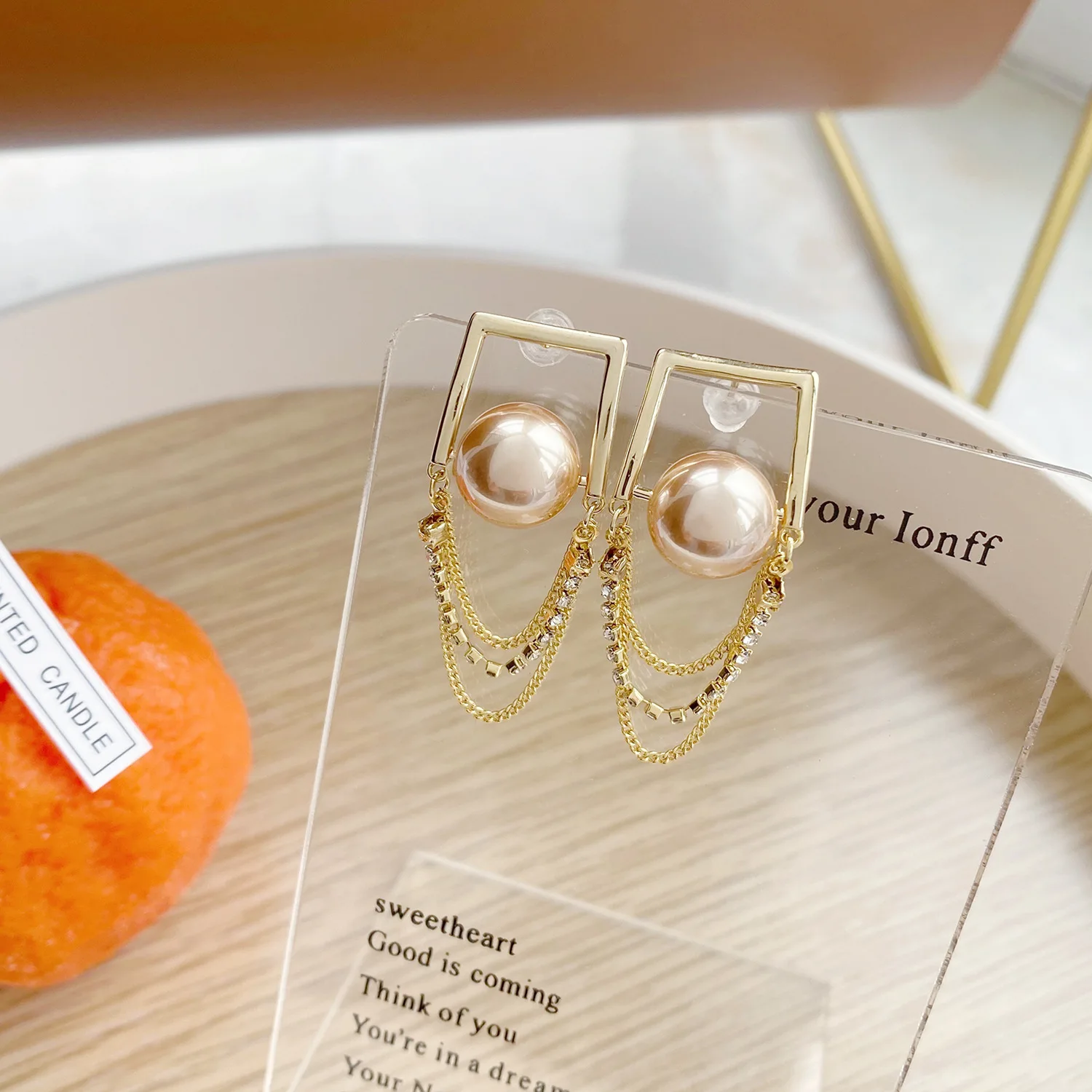 

14K Real Gold Personalized Design Temperament Retro High-quality Pearl Stud Earrings for Women Cubic Zircon ZC Earrings