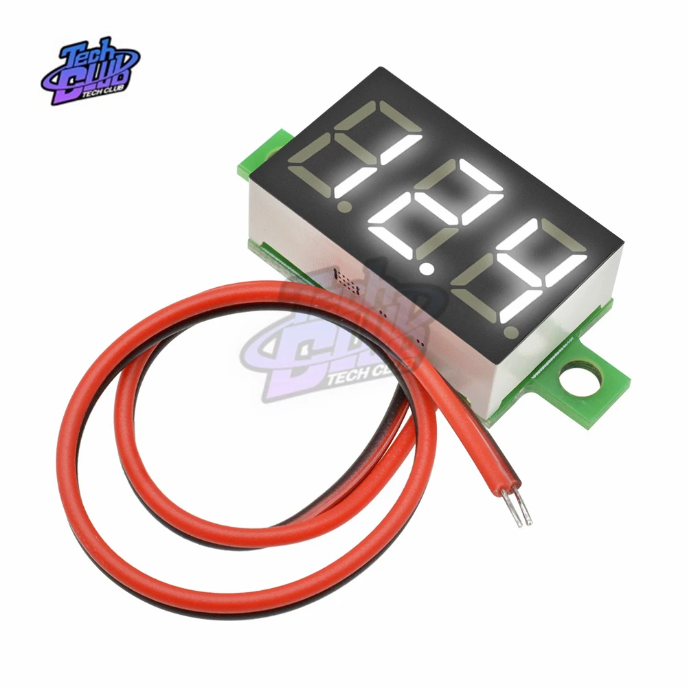 Цифровой вольтметр Для Проверка батареи автомобиля мини-измеритель напряжения с