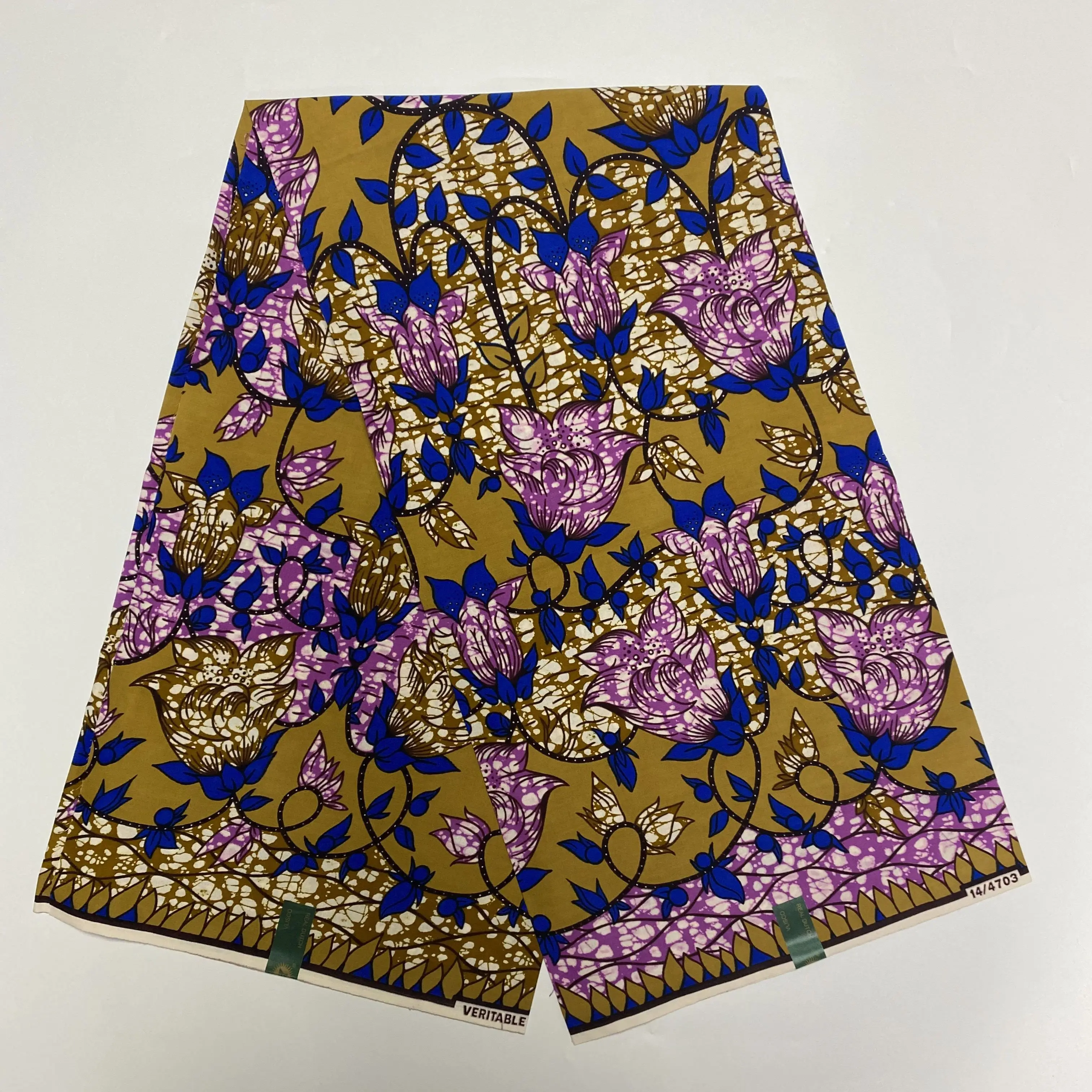 

Veritable Original African Dye Wax Prints Fabric 100%Cotton Real Best Quality Ankara Dress Material For Sewing Fabrics Per Meter
