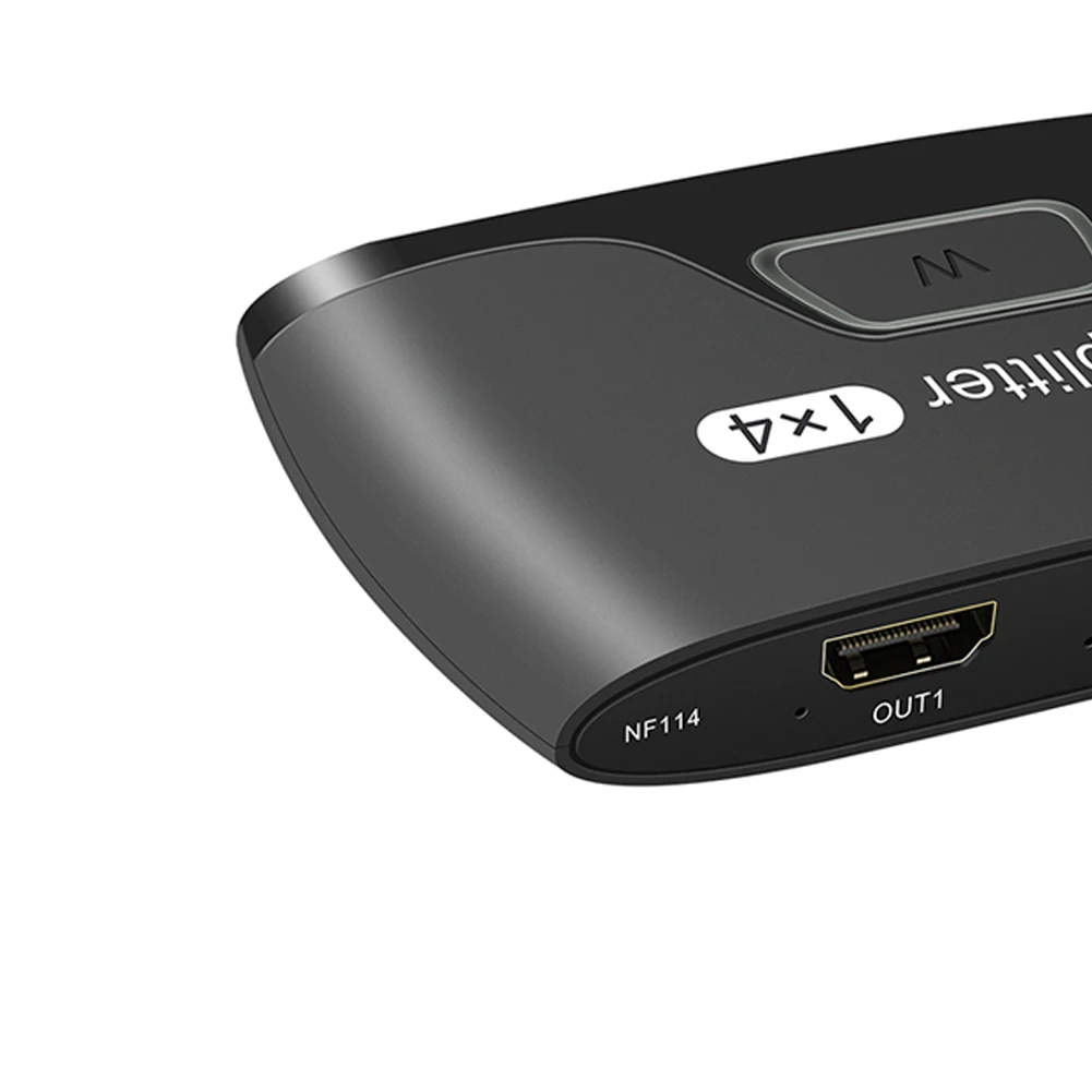NF114 1x4 HDMI совместимый сплиттер Ultra HD 4K 60 Гц HDCP для HDTV монитора проектора Поддержка
