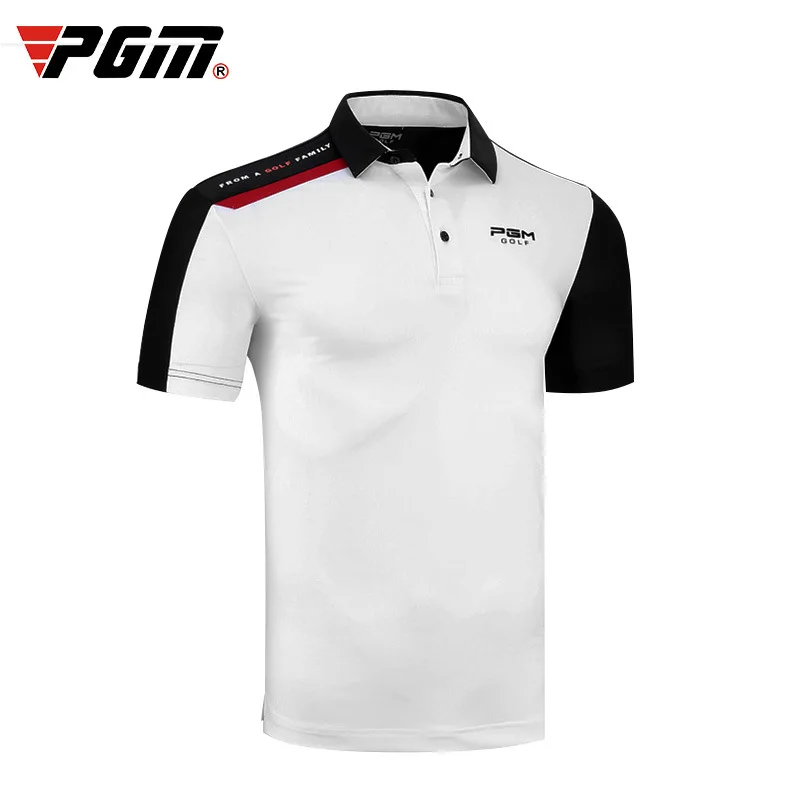 Футболка для гольфа PGM Одежда Для Гольфа Мужская быстросохнущая рубашка летняя