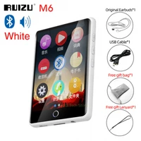 ruizu m6 full touch screen bluetooth mp3 player 8gb16gb portable audio music player with speaker fm ebook recorder video player