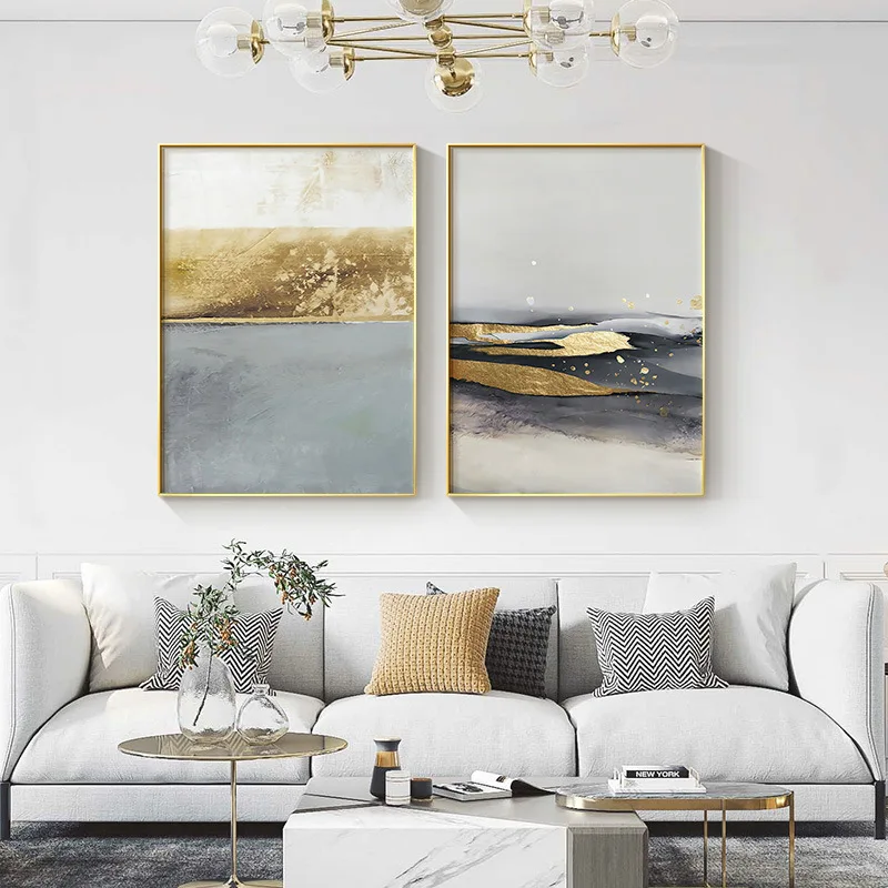 

Abstract Texture Scenery Geometric Color Block Ocean Sand Canvas Painting Wall Picture Printing Poster Living Room Decoration
