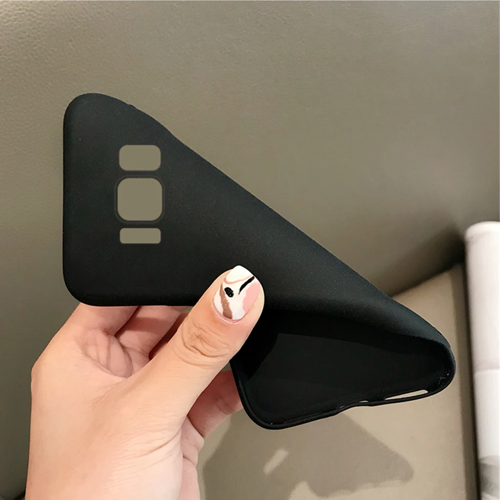 Песчаник матовый Силиконовый чехол для Samsung Galaxy S8 S9 S10 Plus Note 10 8 9 S10E A10 A20 A30 A40 A50 A70 A80 матовый чехол Funda