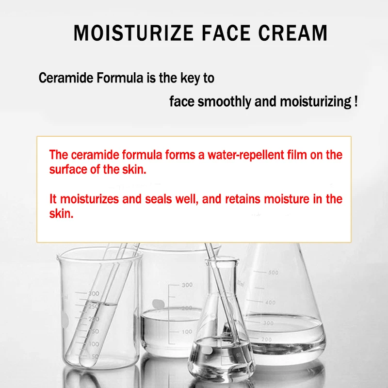 Керамический дневной крем для удерживания воды глубокое увлажнение сужение пор