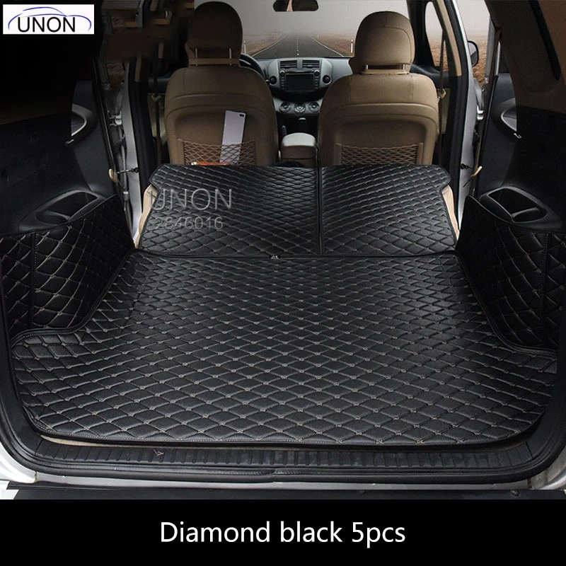 Для Toyota Rav4 2009 2011 2012 2013 БАГАЖНИК Грузовой коврик Водонепроницаемый Коврики для