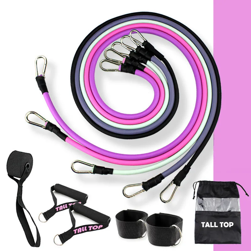 11 1 шт. фитнес Тяговая веревка эластичная лента латексная трубка для упражнений