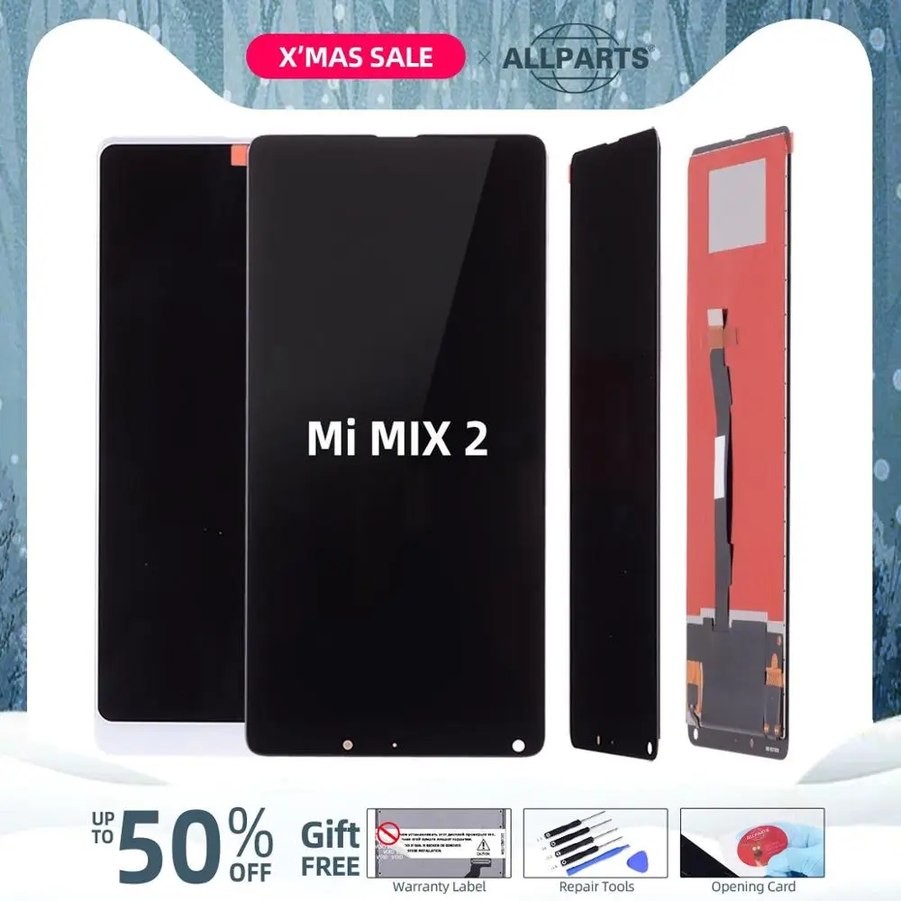 Сплей для XIAOMI Mi MIX 2 LCD в сборе с тачскрином на рамке 5.99'' черный белый